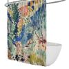 SHUODAOCO Henri Matisse Art Aesthetic Shower Curtains Set Abstract Watercolor Graffiti Waterproof Polyester Fabric Shower Curtain Liners & Hooks 60Wx72L view 1