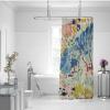 SHUODAOCO Henri Matisse Art Aesthetic Shower Curtains Set Abstract Watercolor Graffiti Waterproof Polyester Fabric Shower Curtain Liners & Hooks 60Wx72L view 2