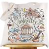 WZMPA Nashville Tennessee Travel Tote Bag Nashville Souvenir Gift Nashville Trip Reusable Grocery Bags (Nashville Tote) view 1