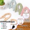 24PCS Travel Hangers,Portable Folding Clothes Hangers,Clothes Hangers with Clotheslines,Foldable Clothes Drying Rack for Travel,Plastic Foldable Non Slip Clothing Hangers view 3