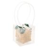 ABOOFAN Woven Candy Basket Handmade Storage Bin for Weddings Parties and Events Lightweight Rustic Design Bowknot for Candy and Decorations view 1