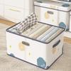 Cabilock Storage Bin Handles Clothes Organizer for Bedroom and Home Use Space-saving Design Tidy up Your Space Craftsmanship view 2
