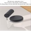 RUANLOV Light Luxury Acrylic Dining Chair, Transparent Crystal Stool, Bedroom Home Backrest Modern Simple Makeup Chair (C) view 4