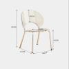 RUANLOV Chair Transparent Dining Chair, Household backrest Plastic Acrylic Dining Chair, Simple Modern high-end Design Acrylic Stool (D) view 2