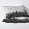 zcwl New York Duvet Cover King Size | City Scene Bedding Set | 3 Piece | Soft Microfiber Patterned Comforter Cover with Zipper Ties & 2 Pillowcases | New York Bedroom Decor view 2