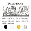 Fayholy Large Abstract Pablo Picasso Guernica Metal Wall Art, Guernica Metal Wall Art, Abstract Pablo Picasso Wall Art for Living Room Bedroom (White, 26"x10" / 66x25 cm) view 4