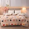 HUHJYUGE Winter Cotton Duvet, Thick Lamb Velvet Fabric Winter Quilt, Super Warm Lamb Quilt Winter Blanket, Double-Sided Velvet Winter Quilt, Single Double Duve (150x200cm(2kg)) view 1