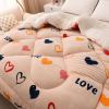 HUHJYUGE Winter Cotton Duvet, Thick Lamb Velvet Fabric Winter Quilt, Super Warm Lamb Quilt Winter Blanket, Double-Sided Velvet Winter Quilt, Single Double Duve (150x200cm(2kg)) view 4