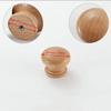 Wooden Handles Pull,Drawer Handle Pull,2X Round Cabinet Furniture Kitchen Pulls Handles for Dresser Drawer Wardrobe,Bow Shaped Handle,Furniture Door Cupboard (Single Hole) (Size : Le (Size : Single view 2