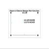 Better Display Cases Acrylic Versatile Display Case - Large Square Box with Mirror Case, Yellow Risers, Turf Base 15.5" x 15.5" x 15.5" (A118) view 3