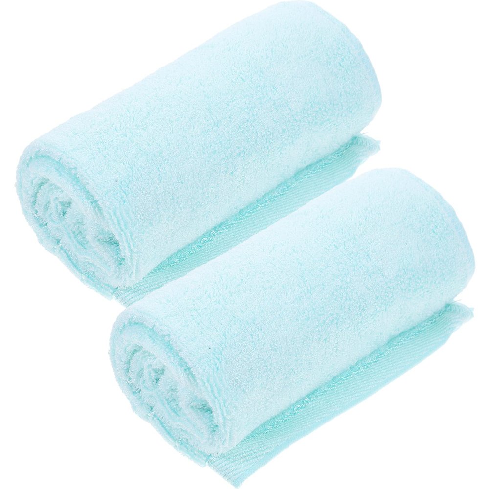 Alipis 2pcs Cotton Facial Towels - Absorbent Soft Facial Towels for Home Use, Ideal for Cleansing and Makeup Removal, 16 X 27 Inches
