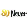 Black 80 Never So Good 80th Birthday Banner Sign Black Glitter 80 Years Birthday Party Decorations Supplies Anniversary Celebration Backdrop Pre-Assembled view 3