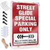 Man Cave Wall Decor Street Glide Special Parking Only Tin Sign Cool Stuff for Boys Bar Signs for Home Bar (Size : 30X40CM) view 1