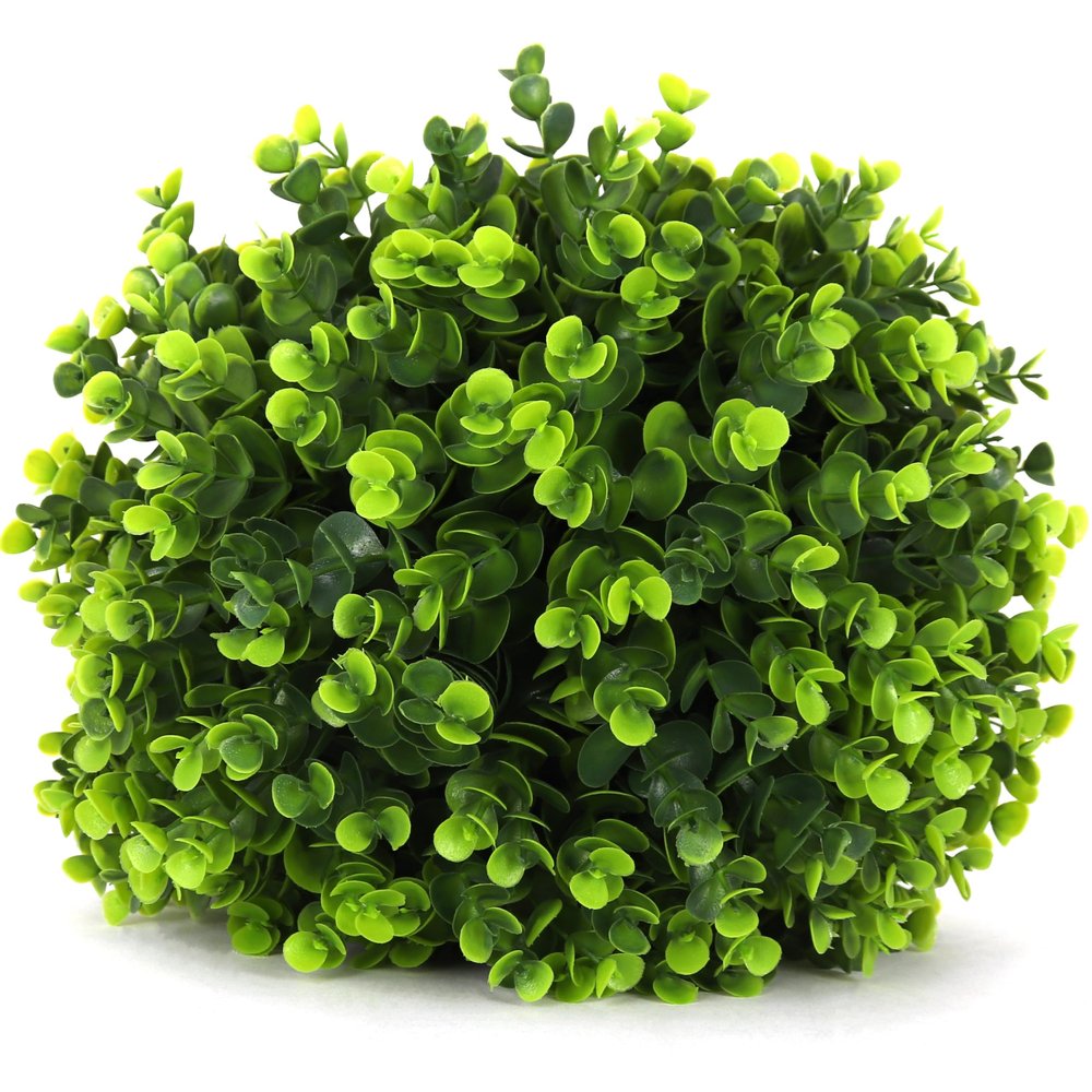 3rd Street Inn Topiary Ball - Artificial Topiary Plant - Wedding Decor - Indoor/Outdoor Artificial Plant Ball - Topiary Tree Substitute (11" MD (1-Pack), Wintergreen)
