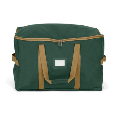 Covermates Keepsakes Treasurekeeper Storage Bag - Carrying Handles, ID Window - Holiday Storage, Green