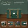 Covermates Keepsakes Treasurekeeper Storage Bag - Carrying Handles, ID Window - Holiday Storage, Green view 4