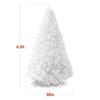 Best Choice Products Artificial Christmas Tree, 4.5ft Premium Unlit Pine Design, Dense Branches Realistic Holiday Dcor w/Easy Assembly - White view 2