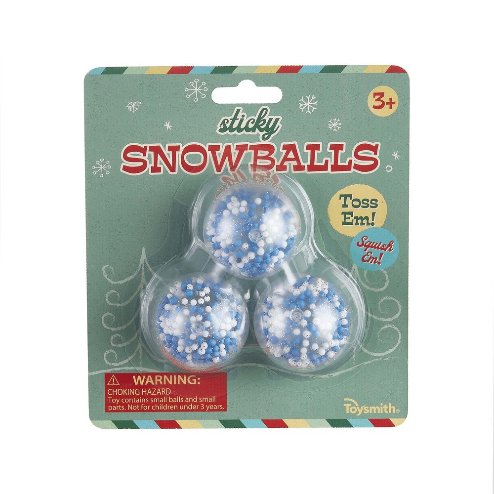 Toysmith Sticky Snowballs - 12 Pack