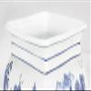AA Importing AAI Square Porcelain Planter, Blue Pagoda Design view 3