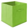 Casafield Set of 6 Collapsible Fabric Cube Storage Bins, Lime Green - 13" Foldable Cloth Baskets for Shelves, Cubby Organizers & More view 2