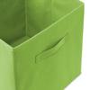 Casafield Set of 6 Collapsible Fabric Cube Storage Bins, Lime Green - 13" Foldable Cloth Baskets for Shelves, Cubby Organizers & More view 3