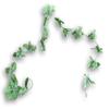 Christmas Holiday Holly and Berry Garland - 5 Feet view 3