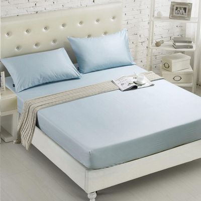 Stretchable Fitted Bed Sheet Deep Pocket Microfiber Queen Bed Cover T-Shirt Feeling Mattress Covers Soft King Mattress,CL001,28,120cmX200cmX207cm