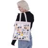 G2TUP Type Of Rabbits Reusable Bag Bunnies Tote Bag Rabbit Lover Bunny Mom Easter Gift (Rabbits Tote Bag) view 2