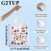 G2TUP Type Of Rabbits Reusable Bag Bunnies Tote Bag Rabbit Lover Bunny Mom Easter Gift (Rabbits Tote Bag) view 4