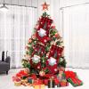 Gavigain Christmas Tree Stockings Christmas Tree Hangings Hanging Stockings Christmas Stockings with Faceless Doll Decorations House Parties Christmas Tree Gift Bag Ornaments Pendants(red) view 2