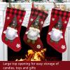 Gavigain Christmas Tree Stockings Christmas Tree Hangings Hanging Stockings Christmas Stockings with Faceless Doll Decorations House Parties Christmas Tree Gift Bag Ornaments Pendants(red) view 4