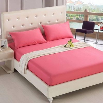 Stretchable Fitted Bed Sheet Deep Pocket Microfiber Queen Bed Cover T-Shirt Feeling Mattress Covers Soft King Mattress,CL001,9,150cmX200cmX20cm