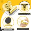 WUDIME 20 Pack Fridge Magnet Refrigerator Magnets, Gold Magnetic Clips Whiteboard Magnets, Magnet Clips Heavy Duty for Photo Displays, Home, Office, Classroom view 3