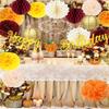 Fall Birthday Party Decorations Maroon Orange Gold/Thanksgiving Fall Birthday Decorations Maroon Yellow Women Burgundy Orange view 2