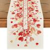 Artoid Mode Red Heart Branch Table Runner, Seasonal Leaf Kitchen Dining Table Decoration for Home Party Decor 13x72 Inch view 1