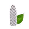 JEDAL Ironing Board Cover Universal, Hardwearing 100% Cotton Iron Cover, Ironing Board Covers Chemical-Free, Natural Untreated Cotton Drawstring Tightening(Color:Black,Size:15x47(38x120cm)) view 1