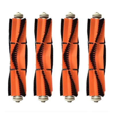 ORCOW 4Pcs is Suitable Compatible with Xiaomi Mijia 1C / Stytj01zhm T1 Dream F9 Robot Vacuum Cleaner Accessories Main Brush