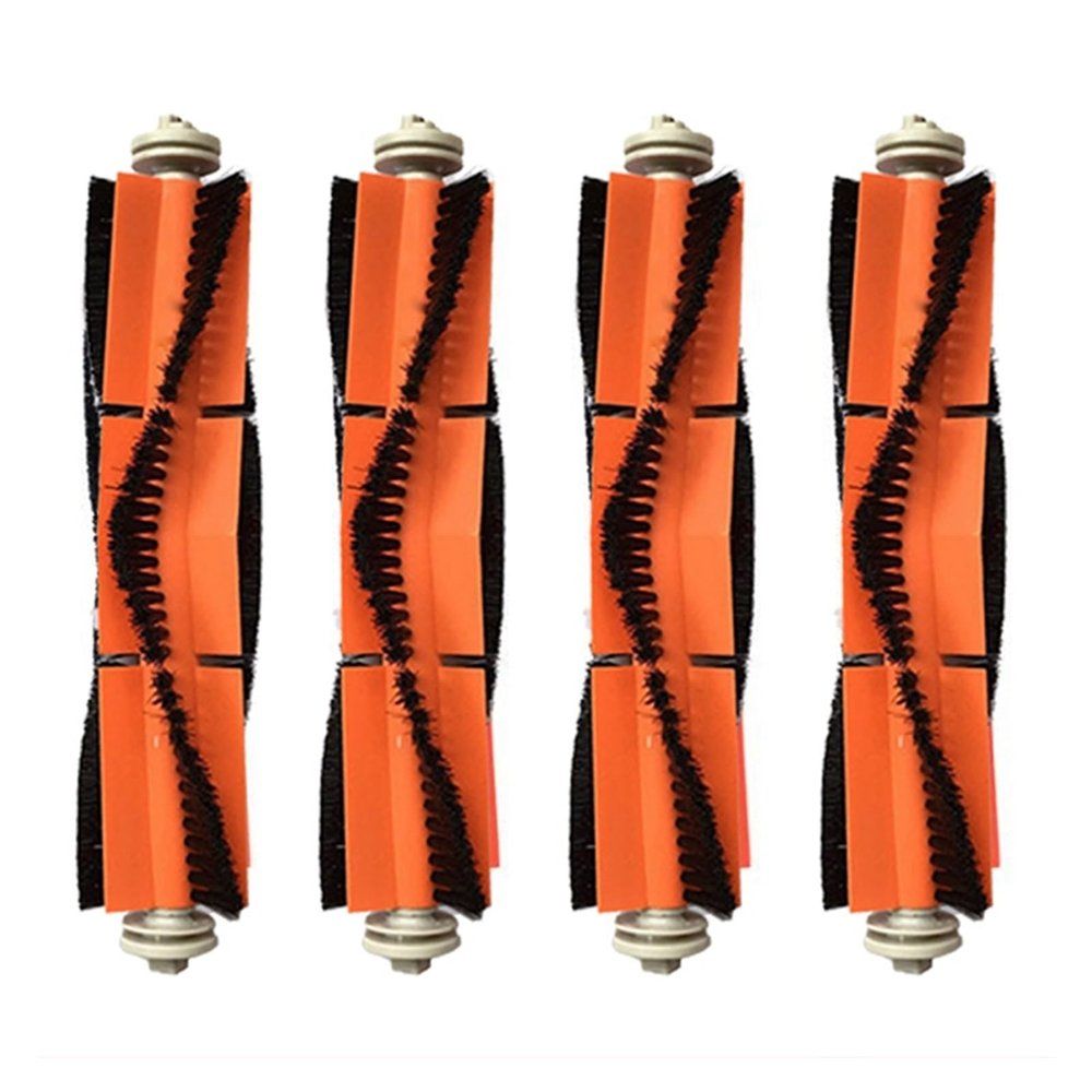 ORCOW 4Pcs is Suitable Compatible with Xiaomi Mijia 1C / Stytj01zhm T1 Dream F9 Robot Vacuum Cleaner Accessories Main Brush