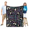MyPupSocks Customized Flannel Girls/Boys Name Blanket - Personalized Throw Blanket Gift for Boys and Girls Birthday Christmas view 3