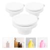 Angoily 3pcs Leak Jar Lid Dispenser for Shampoo and Shower Gel Bottles Bathroom Accessory for Home Use Smooth Edges Easy to Install for Spices and Liquids view 3