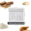 2PCS Dough Pastry Bench Cutter Scraper, OLULU Stainless Steel Kitchen Food Scraper with Protective Cover, Anti-Wear Laser-Engraved Measuring Scale and Ear Of Wheat, Dishwasher Safe (2Pack, 6 inch) view 2