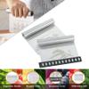 2PCS Dough Pastry Bench Cutter Scraper, OLULU Stainless Steel Kitchen Food Scraper with Protective Cover, Anti-Wear Laser-Engraved Measuring Scale and Ear Of Wheat, Dishwasher Safe (2Pack, 6 inch) view 3