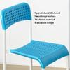 TemkIN Plastic Dining Chairs Set of 4, Mid Century Modern Kitchen & Dining Room Chairs for Dining Room, Accent Dining Side Leisure Chairs, for Home Living Room Kitchen Restaurant view 3