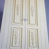 BSYMDH 2PCS Wood Carved Appliques Onlays Wood Carving Appliques Unpainted Carving Roman Column Stigma Decoration for Door Wall Cabinet Fire Stove(07,40x9cm/16 x3.2) view 4