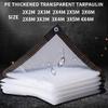 EVANEM Waterproof Cover Tarp PE Film Transparent Rainproof Cloth Balcony, for Garden Waterproof Canopy Succulent Plant Canopy Insulation Waterproof Tarpaulin (Size : 2x3m) view 4