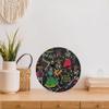 bisibuy Mexican Art Music Dance Wall Clocks Battery Operated Silent Non-Ticking Modern Desk Clock Decor for Living Room Home Office Bedroom Kitchen Wall Clock Decorative 12 inch view 2