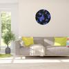 bisibuy Cool Galaxy Butterfly Wall Clocks Battery Operated Silent Non-Ticking Modern Desk Clock Decor for Living Room Home Office Bedroom Kitchen Wall Clock Decorative 9.84 inch view 3