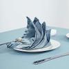 20 pcs 20-Inch Dusty Blue Satin Table Napkins Reusable Washable Wedding Party Dinner Linens Tableware Supplies view 2