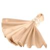 10 pcs 20-Inch Nude Satin Dinner Napkins - for Wedding Party Reception Events Restaurant Kitchen Home view 1