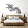 Cadeali Abstract Metal Wall Art, Modern Luxury Metal Wall Decor, Modern Home Decorations, Minimalist Art, Housewarming Gift, Abstract Artwork, Living Room Decor(Glod,26"x17" / 66x44 cm) view 4